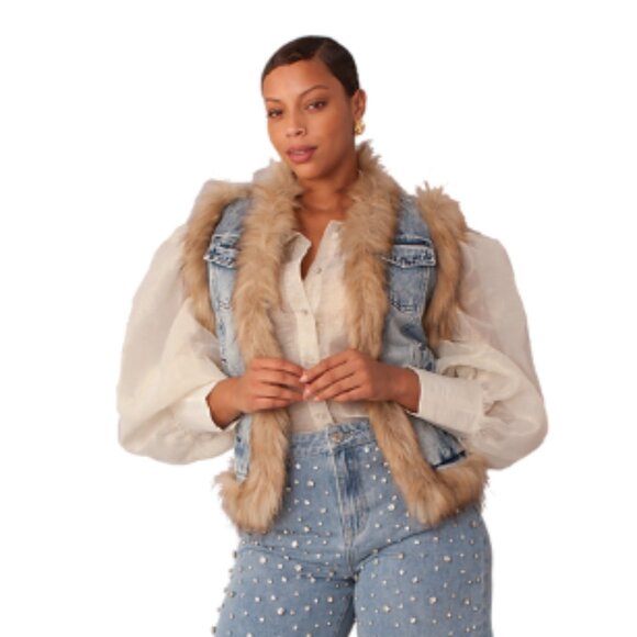 For Her NYC Denim Vest - Picture 5 of 5